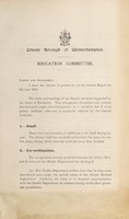 view [Report 1925] / School Medical Officer of Health, Wolverhampton County Borough.