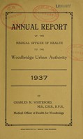 view [Report 1937] / Medical Officer of Health, Woodbridge U.D.C.