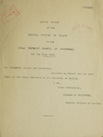 view [Report 1945] / Medical Officer of Health, Woodbridge U.D.C.