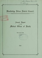 view [Report 1953] / Medical Officer of Health, Woodbridge U.D.C.