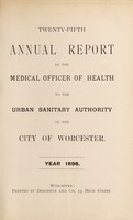 view [Report 1898] / Medical Officer of Health, Worcester City.