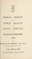 view [Report 1950] / Medical Officer of Health, Worcestershire / County of Worcester County Council.