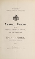 view [Report 1903] / Medical Officer of Health, Workington Borough.