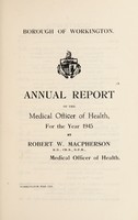 view [Report 1945] / Medical Officer of Health, Workington Borough.