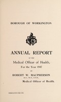 view [Report 1947] / Medical Officer of Health, Workington Borough.