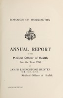 view [Report 1950] / Medical Officer of Health, Workington Borough.