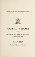 view [Report 1951] / Medical Officer of Health, Workington Borough.