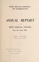 view [Report 1951] / Medical Officer of Health, Workington Port Health District.