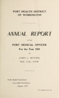 view [Report 1954] / Medical Officer of Health, Workington Port Health District.