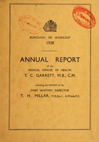 view [Report 1938] / Medical Officer of Health, Worksop Borough.