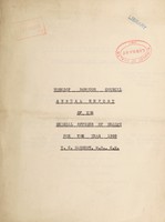 view [Report 1939] / Medical Officer of Health, Worksop Borough.