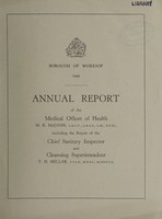 view [Report 1949] / Medical Officer of Health, Worksop Borough.