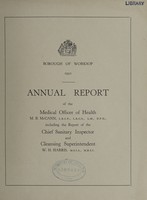 view [Report 1950] / Medical Officer of Health, Worksop Borough.