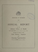 view [Report 1952] / Medical Officer of Health, Worksop Borough.