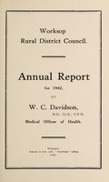 view [Report 1942] / Medical Officer of Health, Worksop R.D.C.