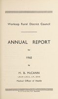 view [Report 1948] / Medical Officer of Health, Worksop R.D.C.