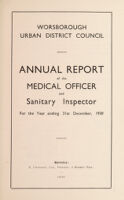 view [Report 1938] / Medical Officer of Health, Worsbrough U.D.C.