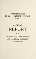 view [Report 1951] / Medical Officer of Health, Worsbrough U.D.C.