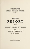 view [Report 1952] / Medical Officer of Health, Worsbrough U.D.C.