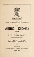 view [Report 1938] / Medical Officer of Health, Worsley U.D.C.