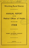 view [Report 1948] / Medical Officer of Health, Worthing R.D.C.