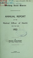 view [Report 1953] / Medical Officer of Health, Worthing R.D.C.