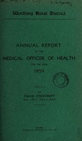 view [Report 1959] / Medical Officer of Health, Worthing R.D.C.
