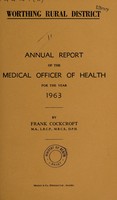 view [Report 1963] / Medical Officer of Health, Worthing R.D.C.