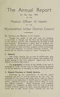 view [Report 1945] / Medical Officer of Health, Wymondham U.D.C.