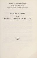 view [Report 1972] / Medical Officer of Health, West Dean R.D.C.