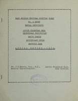 view East Anglian Regional Hospital Board, Group No.9, Mental Deficiency : Little Plumstead Hall, Heckingham Institution, Eaton Grange, Lothingland House, Blofield Hall Annual report 1951 / J.V. Morris.