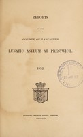 view Reports of the County of Lancaster Lunatic Asylum at Prestwich : 1852.