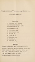 view Report of the Committee of Visitors of the Lunatic Asylum for the City and County of Bristol, together with the reports of the medical superintendent & chaplain / Bristol Lunatic Asylum.