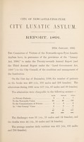 view Twenty-seventh annual report, 1891 / Newcastle-upon-Tyne City Lunatic Asylum.