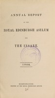 view Annual report of the Royal Edinburgh Asylum for the insane. 1880.