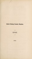 view Report of the Committee of Visitors of the County Lunatic Asylum, at the Epiphany Sessions, 1863 / [Hants County Lunatic Asylum].