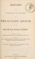 view Report of the Committee of Visitors of the Lunatic Asylum for the North and East Ridings of Yorkshire : presented at the Epiphany quarter sessions for the respective ridings, 1858 together with the superintendent's eleventh annual report, read at the Easter sessions, 1858 and an account of the receipts and payments to the end of the year, 1857 / North and East Ridings of Yorkshire Lunatic Asylum.