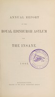 view Annual report of the Royal Edinburgh Asylum for the insane. 1883.