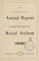 view The fifty-ninth annual report of James Murray's Royal Asylum.