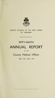 view [Report 1947] / Medical Officer of Health, West Riding of Yorkshire County Council.