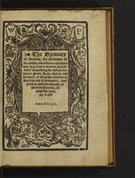 view The Breviary of Healthe, for all maner of sickenesses and diseases the whiche may be in man, or woman doth folowe / Expressynge the obscure termes of Greke, Araby, Latyn, and Barbary in to englysh concerning Phisicke and Chierurgye compyled by Andrewe Boord of phisicke Doctour an englysh man. The second boke ... named the Extravagantes foloweth.