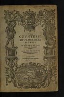 view The Countesse of Pembrokes Arcadia / Written by Sir Philip Sidney Knight.