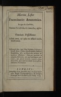 view Exercitatio anatomica. In qua de cochleis, maxime terrestribus et limacibus, agitur / [Martin Lister].