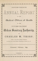 view [Report 1895] / Medical Officer of Health, Todmorden U.D.C.