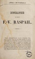 view Biographie du citoyen F.-V. Raspail / [F.-V Raspail].