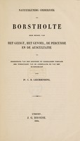 view Natuurkundige onderzoek der borstholte door middel van het gezigt, het gevoel, de percussie en de auscultatie / [Trans. from the German by F.C. Donders].