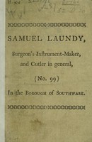 view [Catalogs of surgical instruments.].