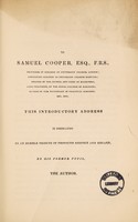 view The study of physic and surgery; being the introductory address to the Medical Society of University College, London ... Oct. 9th, 1846 / [William Augustus Hillman].