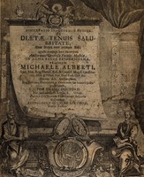 view Dissertatio inauguralis medica de diaetae tenuis salubritate, vom Nutzen einer geringen Kost / [Leonhard Gottlieb Leutholf].