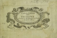 view Caracteres des passions gravés / sur les desseins de l'illustre Monsr. le Brun.